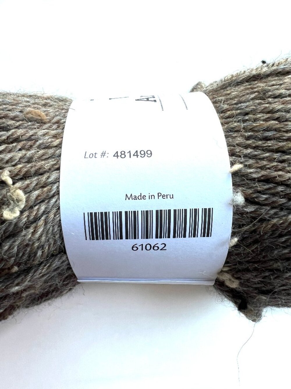 LOT of 6, Wool of the Andes Tweed Worsted Yarn from Knit Picks, Burr Heather - Picture 3 of 7